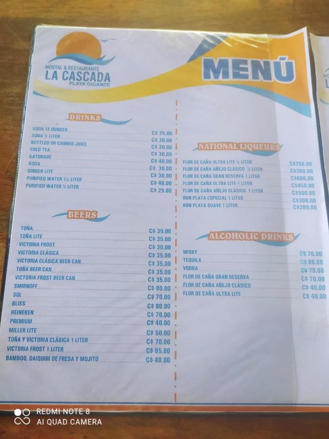 La Cascada Hostel & Restaurant Rivas Exterior foto